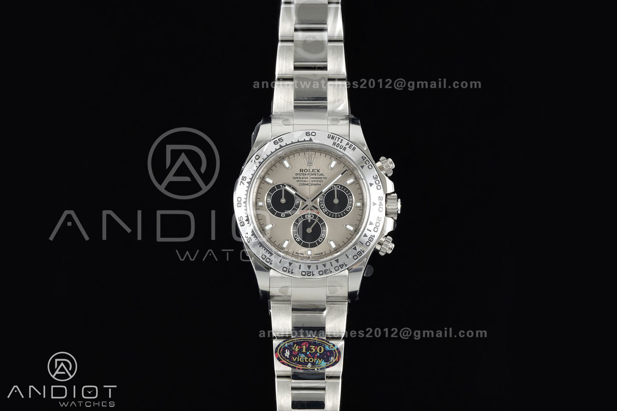 Daytona 116509 VF 1:1 Best Edition Gray/Black Dial on SS Bracelet DD4130